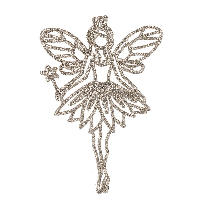 Gold cut out fairy